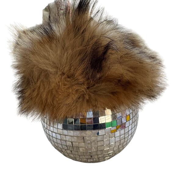 Vintage 1960s Soviet Era Russian Fox Fur Papakha Hat Small - Picture 1 of 9